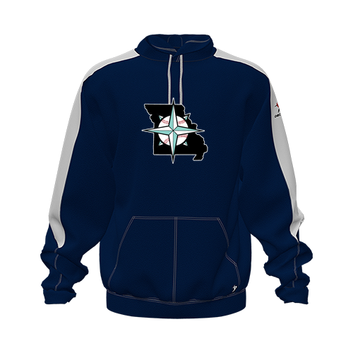 [CUS-DFW-HOOD-FLC-LSL-NVY-YXS-LOGO3] Hoodie (Youth XS, Navy, Logo 3)