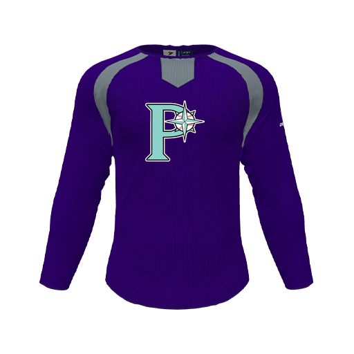 [CUS-DFW-PULL-FLC-CNK-LSL-PUR-YS-LOGO1] Pullover (Youth S, Purple, Logo 1)