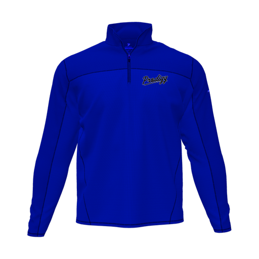 [CUS-DFW-QTRZ-PER-LSL-RYL-AS-LOGO2] Quarter Zip Pullover (Adult S, Royal, Logo 2)