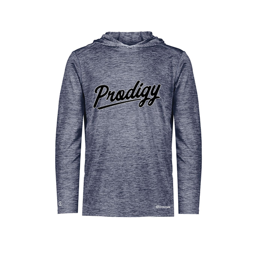 [FOLHCGNV-YS-LOGO2] Decker Youth Charge Hoodie (Youth S, Navy, Logo 2)